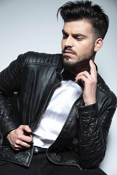 istock Young casual business man looking away 586693006
