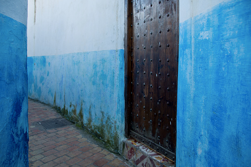 Alley in the Kasbah of the Udayas, Rabat, Morocco