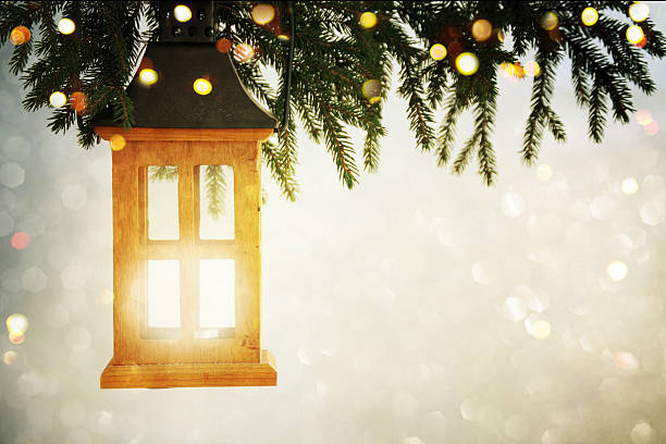 istock Closeup on Christmas  decoration over bokeh background 586704286