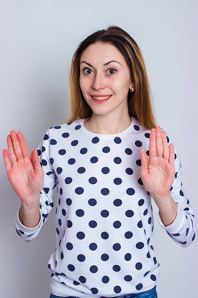 istock younger than the girl shows emotions 586704428