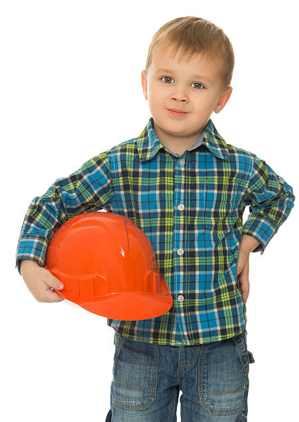 istock Little boy a helmet 586704724