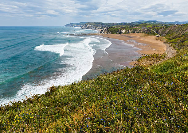 istock Beach Azkorri or Gorrondatxe view. 586705198