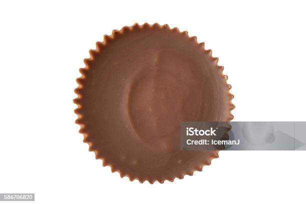 Erdnussbutter Tasse Overhead Stockfoto und mehr Bilder von Erdnussbutter - Erdnussbutter, Trinkgefäß, Schokolade