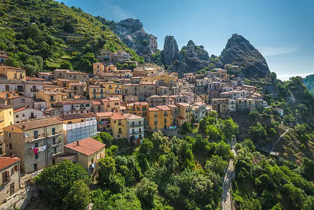 Castelmezzano in Basilicata, one of the most beautiful village in Italy