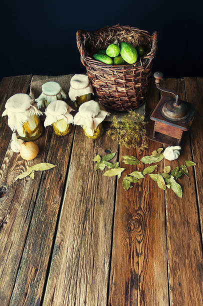 istock Pickles in jars for the winter 586716026