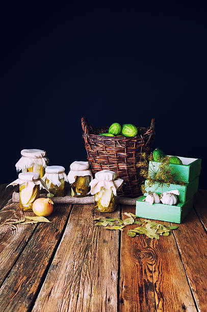 istock Pickles in jars for the winter 586716378