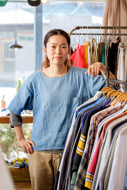 istock Japanese Clothing Shop 586728906
