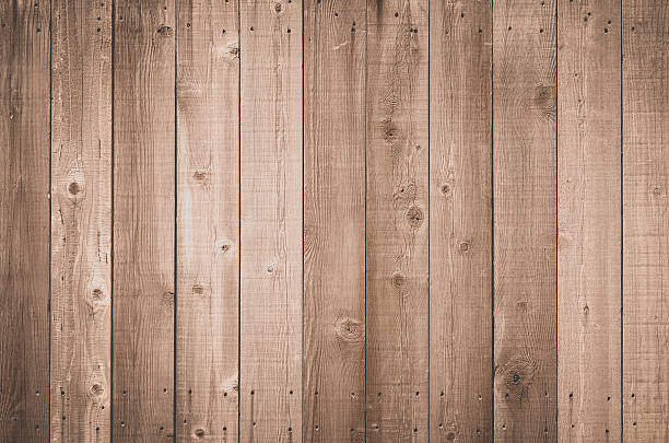 istock Wood fence , Brown wood background 586732434