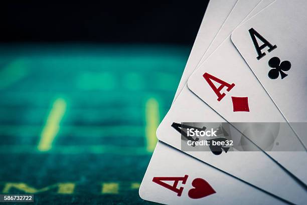 Casino Poker Stock Photo - Download Image Now - Ace, Arrangement, Casino