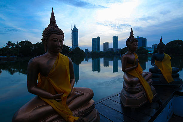 istock Seema Malaka temple on Beira Lake. Colombo, Sri Lanka 586736232