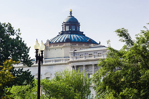 istock Library of Congress dome on a clear day 586739942