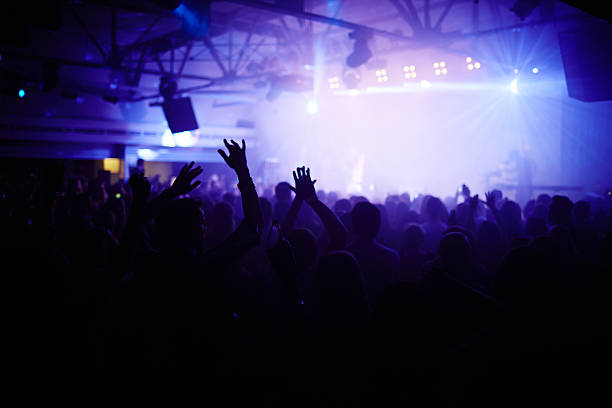 istock Concert of modern performer 586749296