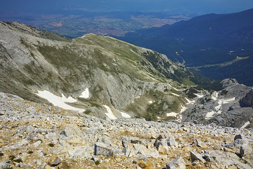 View of Triglav from Vrata Valley.
