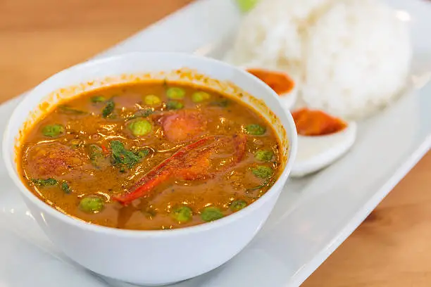 Photo of Red curry with roasted duck (Kaeng Pled Ped Yang).