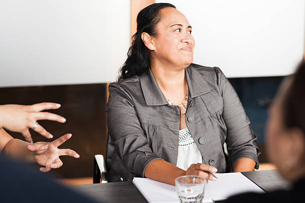 istock NZ Maori Pacific Woman. 586921662