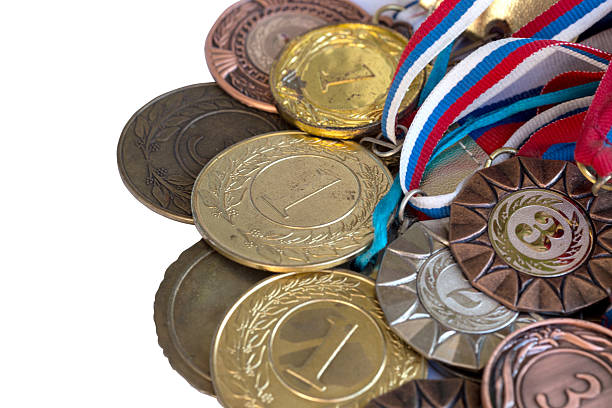 istock Old sports medals 586921950