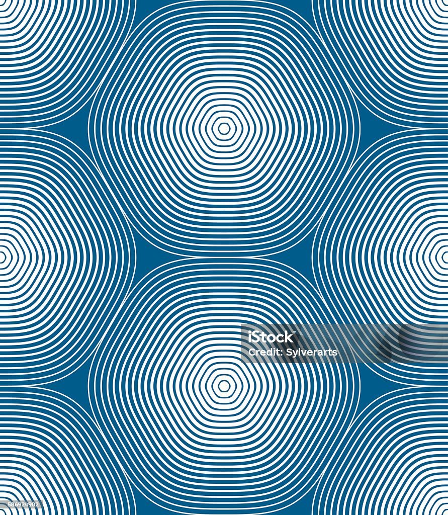 Continuous Vector Pattern With Graphic Lines Decorative Abstraction ...