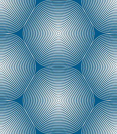 Continuous Vector Pattern With Graphic Lines Decorative Abstraction ...