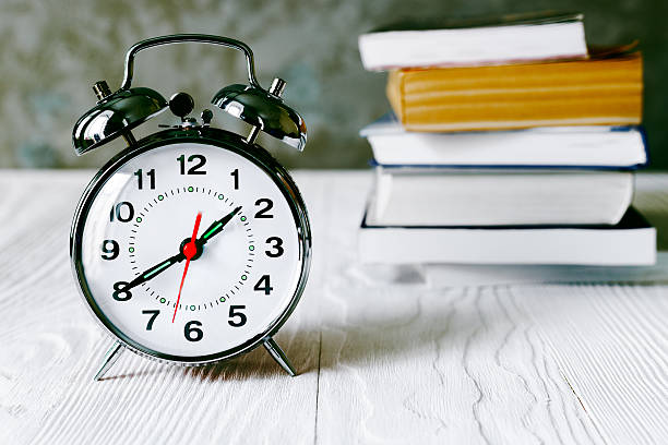 istock alarm clock time to read books 586927776
