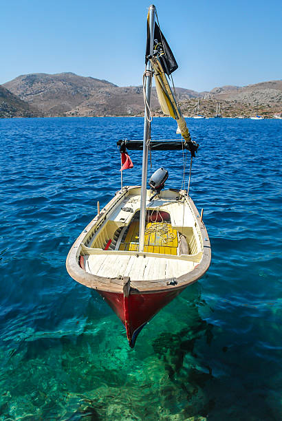 Fishing boat on the Bozburun harbour Datca, Turkey