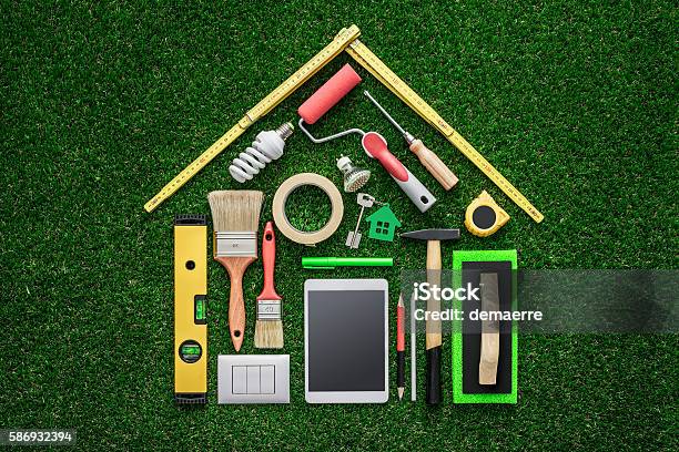 Home Renovation And Diy Stock Photo - Download Image Now - Repairing, Home Improvement, DIY