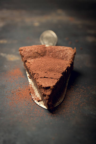 istock Homemade italian chocolate cake with ricotta cheese 586933962