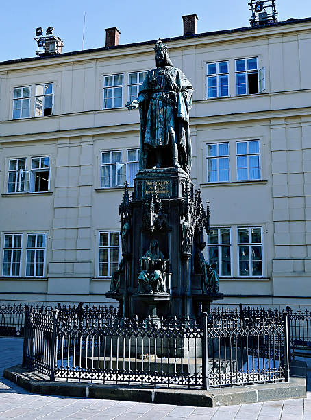 istock Monument to Karl IV in Prague 586936888