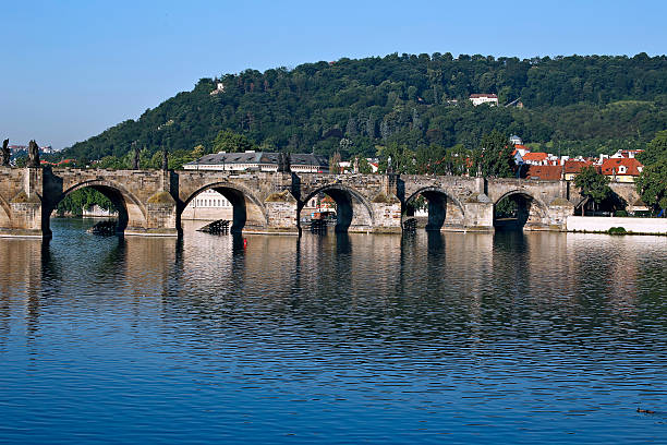 istock Charles Bridge over the Vltava River in Prague 586936930