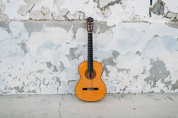 istock Spanish guitar on the street 586938436