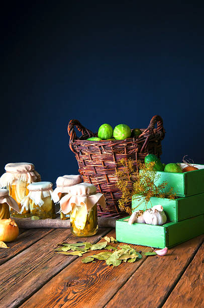 istock Pickles in jars for the winter 586941268