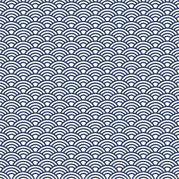 일본 무늬 - 동아시아 문화 stock illustrations