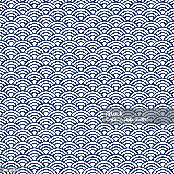 Japan Pattern Stock Illustration - Download Image Now - Pattern, Japan, Japanese Culture