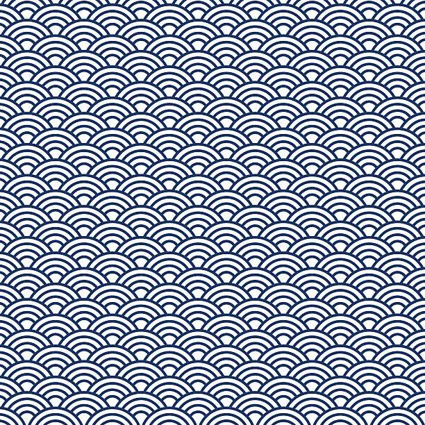 Vector illustration of japan pattern