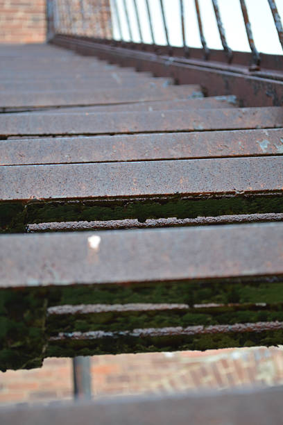 istock Metal Stairway 587184360