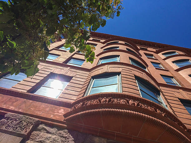 istock Low angle view of historic building 587193416