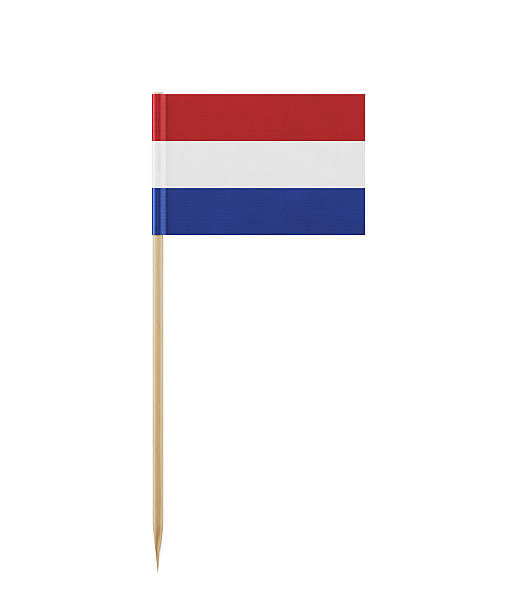 istock Tiny Flag of Netherlands on a Toothpick 587194938