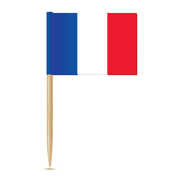 istock Flag of France. Flag toothpick 10eps 587197144