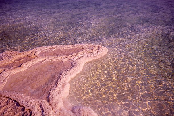 istock Texture of Dead Sea at sunrise 587202742