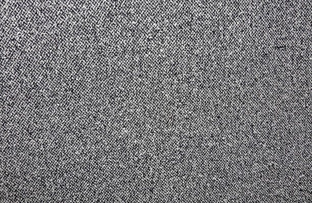 istock fabric coarse texture of black and white color woolen threads 587204958