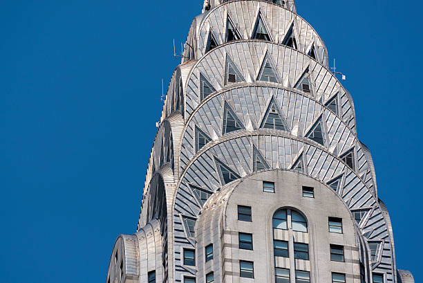 edificio chrysler  - chrysler building fotografías e imágenes de stock