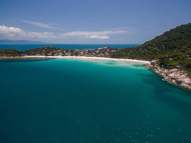 istock the beach with a bird's eye view on Koh Phangan 587212098
