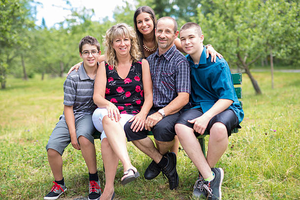 istock family on forest having great time 587212680