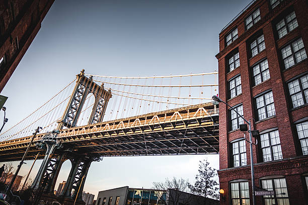 istock Manhattan Bridge Looking Down Washington Street In DUMBO, Brooklyn 587213560
