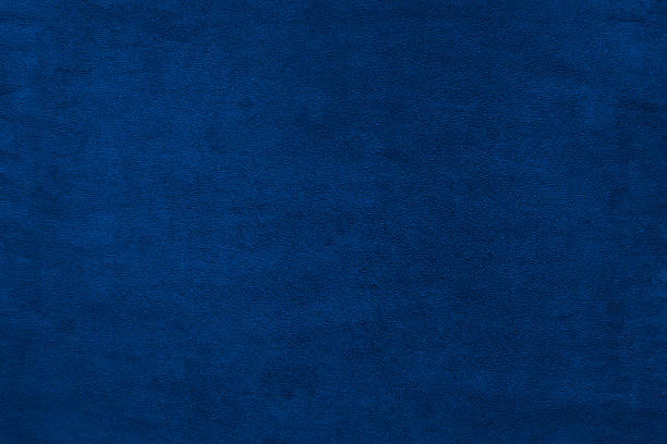 青い色ベルベットのテクスチャ背景 - felt blue textured textile ストックフォトと画像