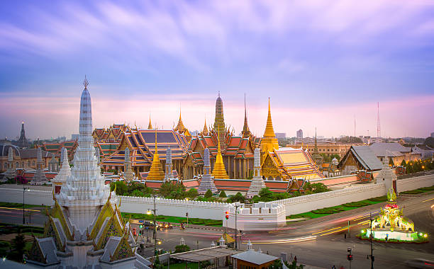istock Bangkok City Pillars Shrine and Wat Phra Kaew 587222562