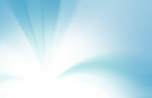 Motion Blur Starburst Abstract Nature Background Blue