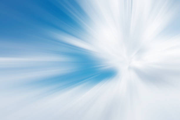 istock Motion Blur Starburst Abstract Nature Background Blue 587222736