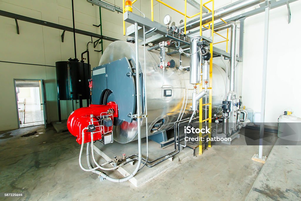 onderdelen Elektropositief Zweet Gas Steam Boiler Stock Photo - Download Image Now - Clock, Colors, Control  - iStock