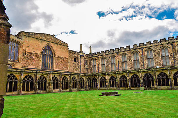 Durham Cathedral Yard and Sky, England