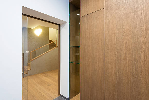 istock Hallway of contemporary house 587512238